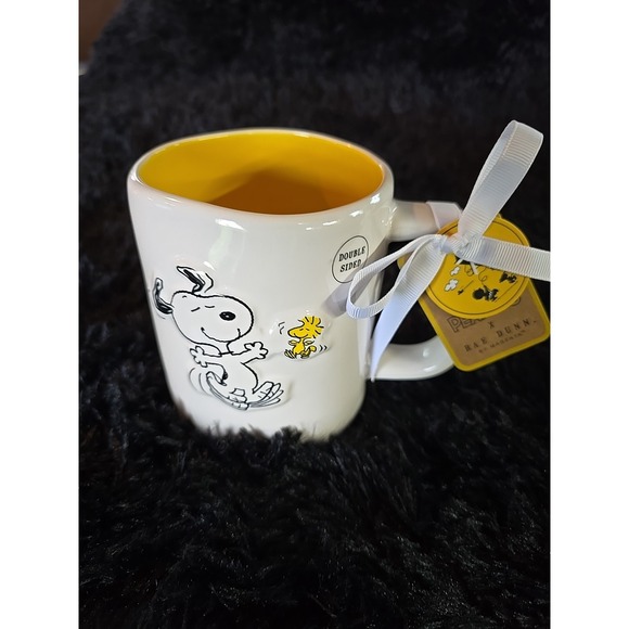 Rae Dunn Other - NEW Rae Dunn Peanuts SNOOPY &‎ WOODSTOCK / "Best Friends" 3D 18oz Ceramic Mug